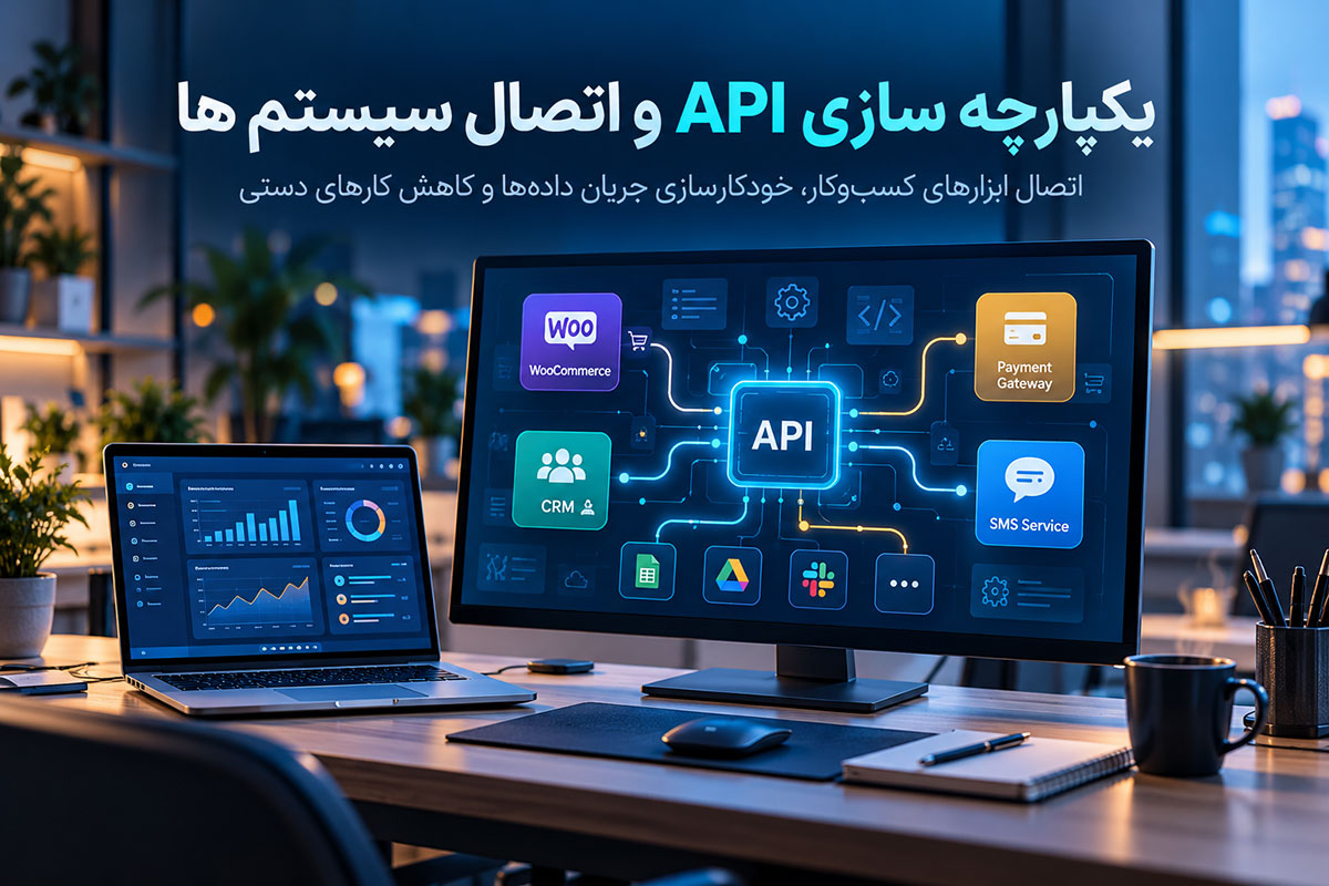 یکپارچه سازی API و اتصال سیستم ها