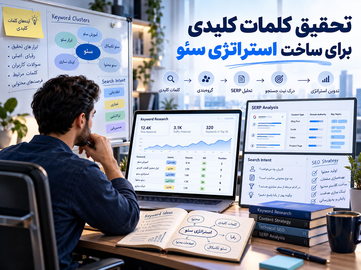 تحقیق کلمات کلیدی برای ساخت استراتژی سئو